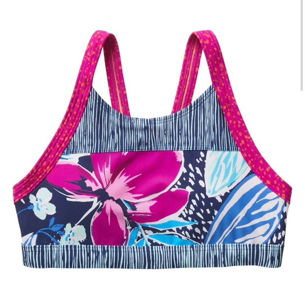 Athleta Girl Paradise Splash Bikini Top and Bottoms